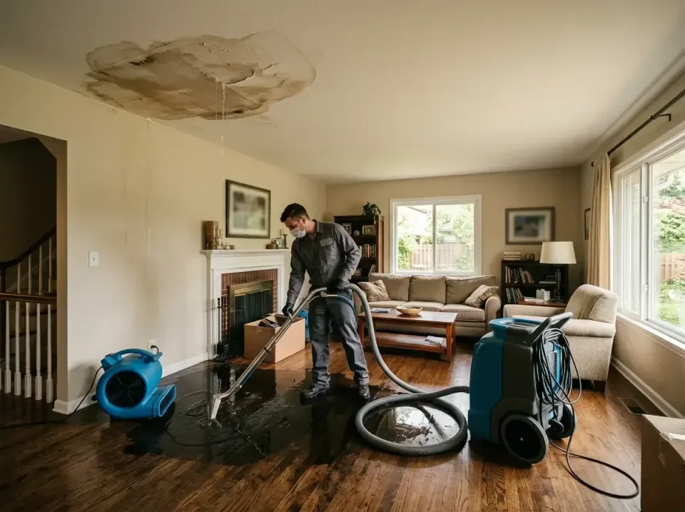 attic-pipe-burst-ceiling-drip-008 — frequently asked questions, Water Damage Restoration & Carpet Care in Blooming Prairie,…